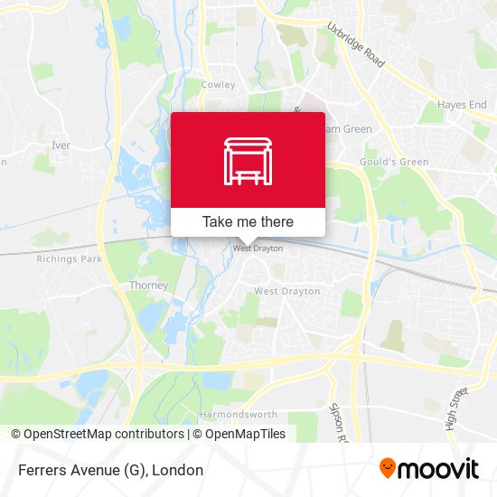 Ferrers Avenue (G) map