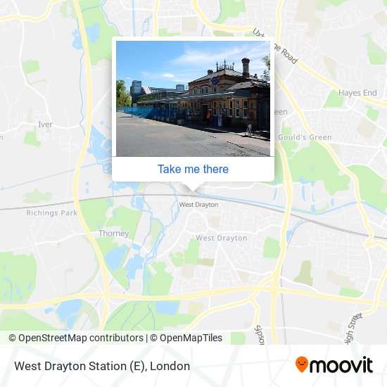 West Drayton Station (E) map