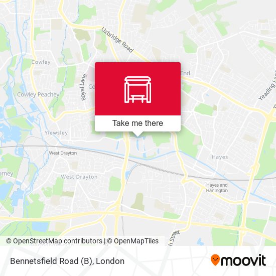 Bennetsfield Road map