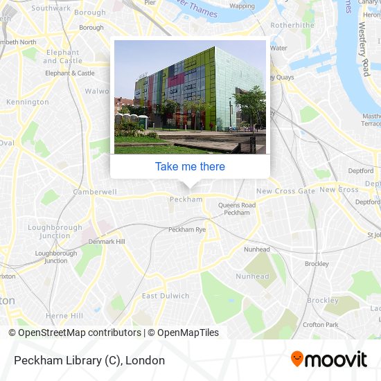 Peckham Library (C) map