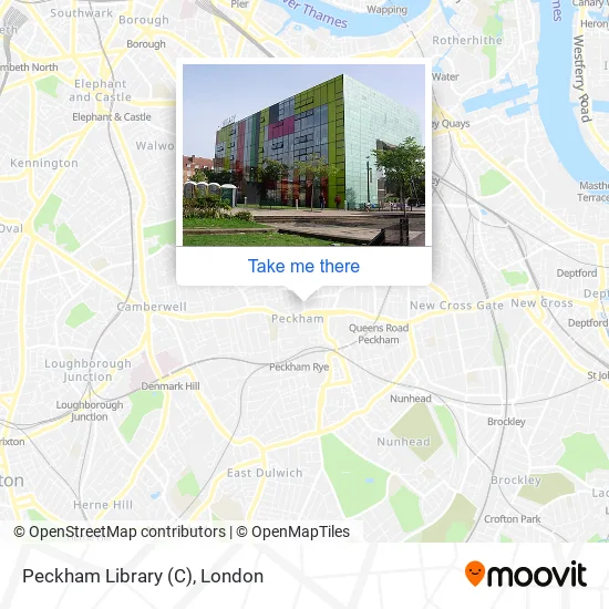 Peckham Library (C) map