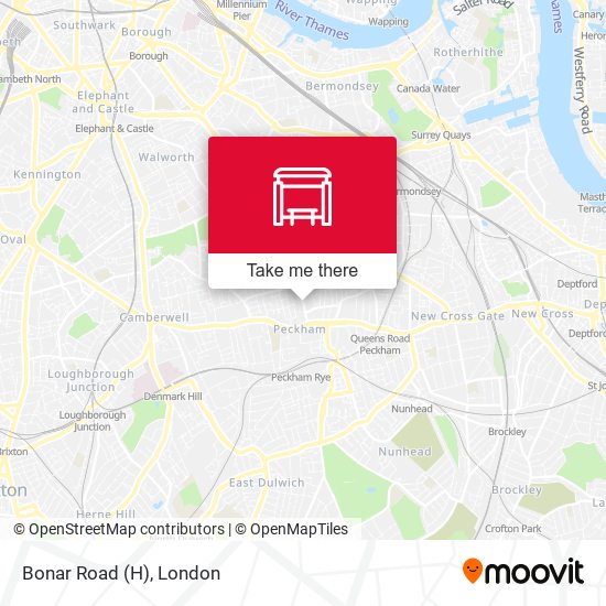 Bonar Road (H) map