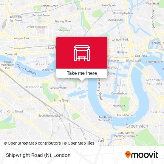 Shipwright Road (N) map