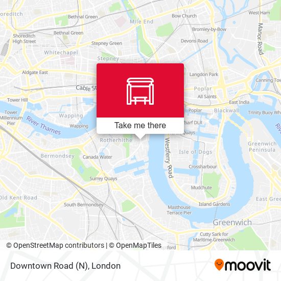 Downtown Road (N) map