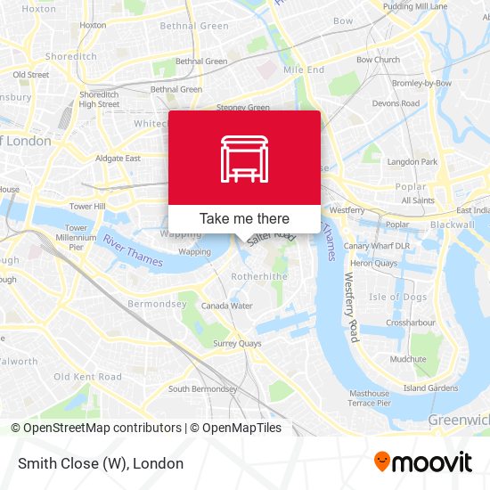 Smith Close (W) map