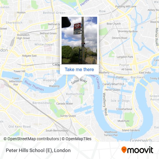 Peter Hills School (E) map