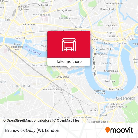 Brunswick Quay (W) map