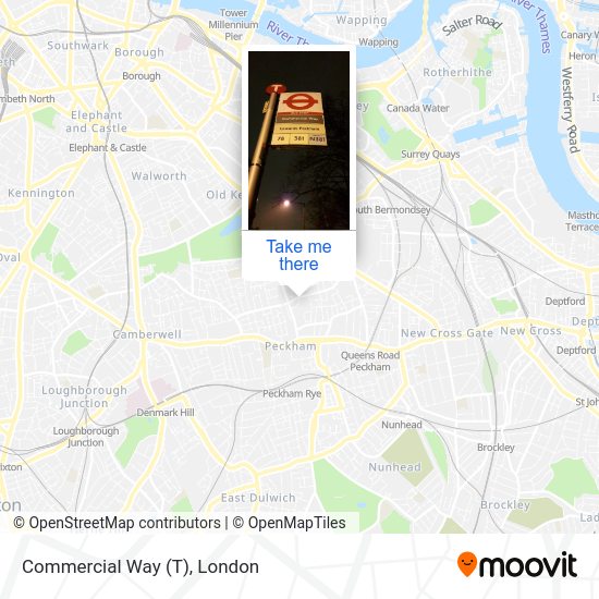 Commercial Way (T) map