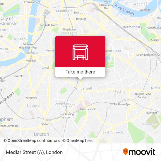 Medlar Street (A) map