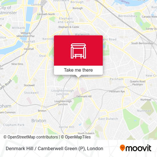 Denmark Hill / Camberwell Green (P) map