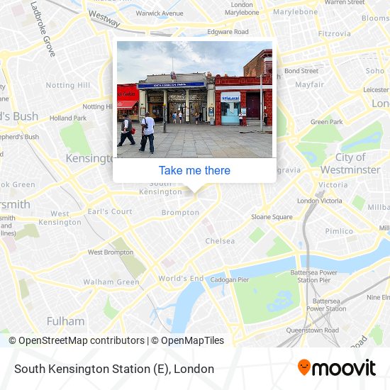 South Kensington Station (E) map