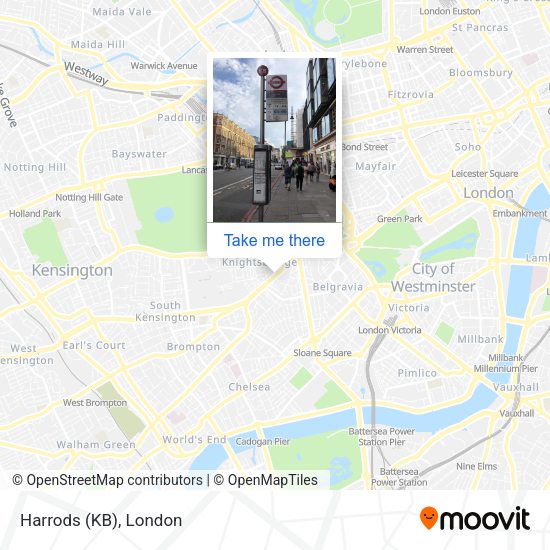 Harrods (KB) map