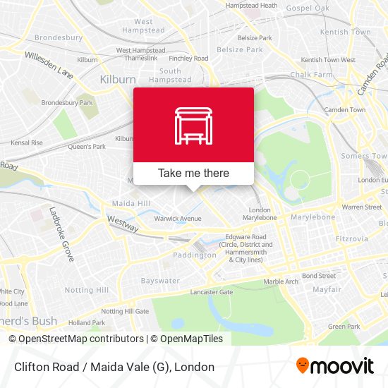 Clifton Road / Maida Vale (G) map