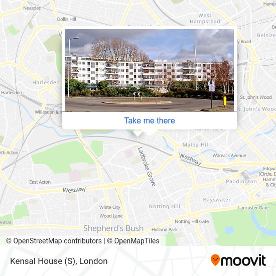 Kensal House (S) map