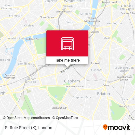 St Rule Street (K) map