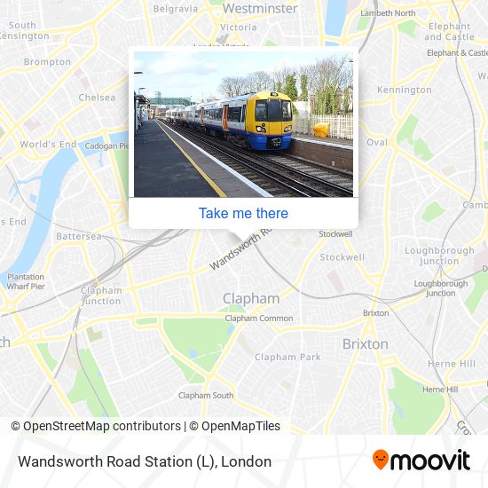 Wandsworth Road Station (L) map