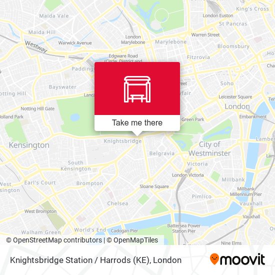 Knightsbridge Station  / Harrods (KE) map
