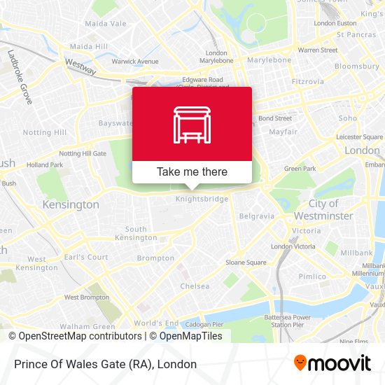 Prince Of Wales Gate (RA) map
