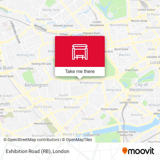 Exhibition Road (RB) map