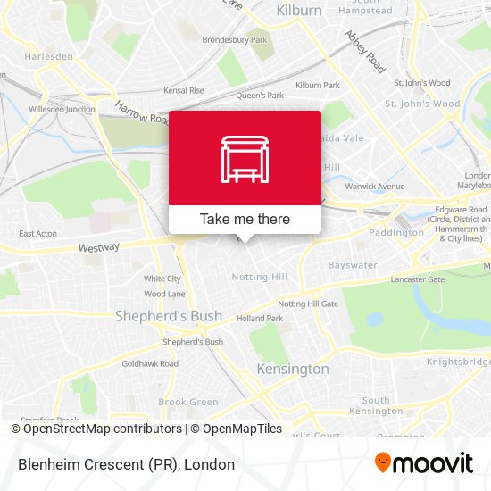 Blenheim Crescent (PR) map