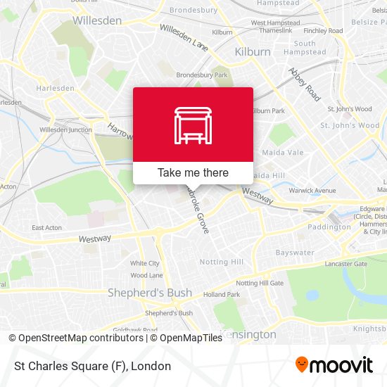 St Charles Square (F) map