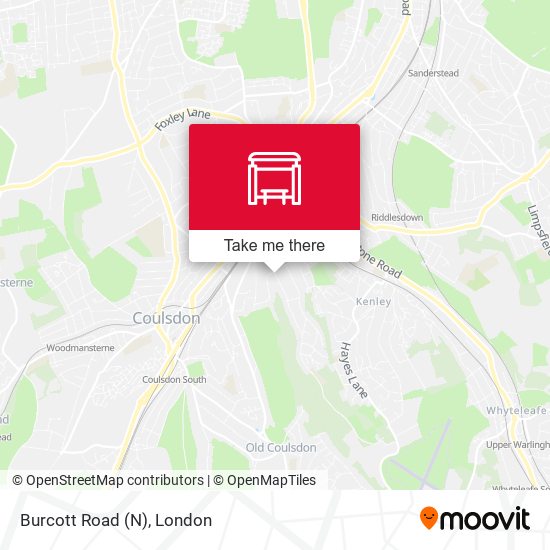 Burcott Road (N) map