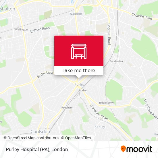Purley Hospital (PA) map
