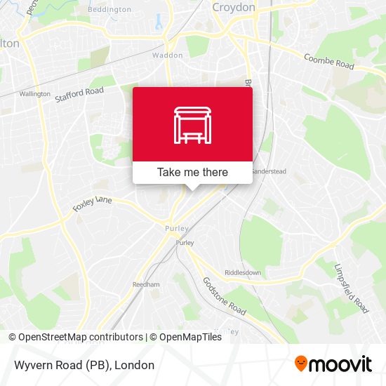 Wyvern Road (PB) map