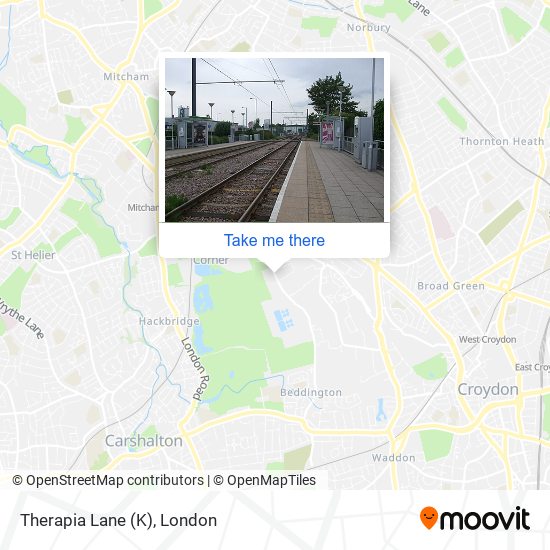 Therapia Lane (K) map