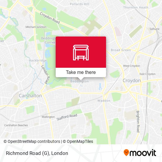 Richmond Road (G) map