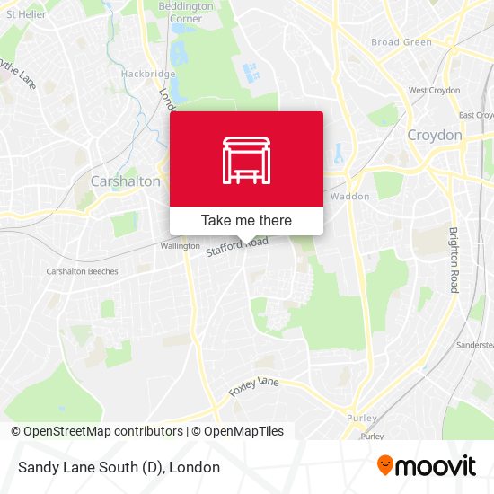 Sandy Lane South (D) map
