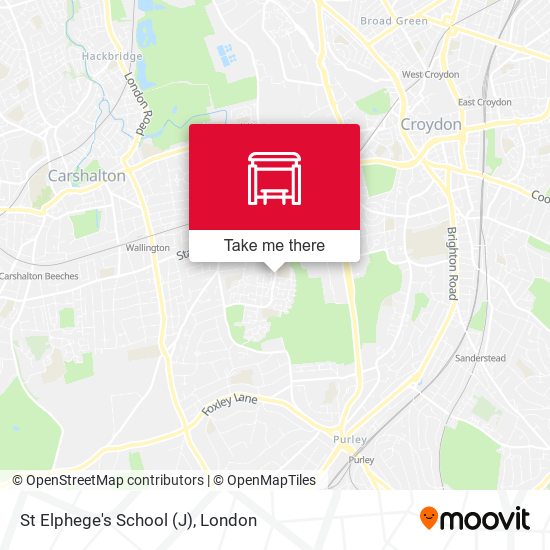 St Elphege's School (J) map