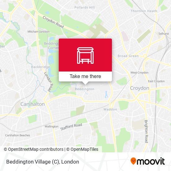 Beddington Village (C) map