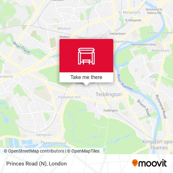 Princes Road (N) map