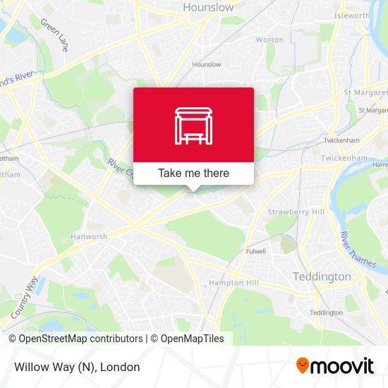 Willow Way (N) map