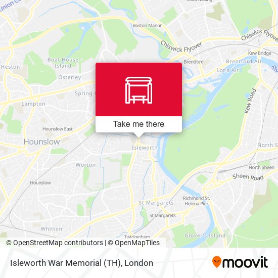 Isleworth War Memorial (TH) map