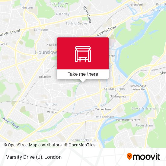 Varsity Drive (J) map