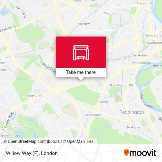 Willow Way (F) map