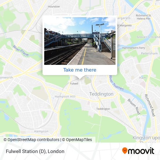 Fulwell Station (D) map