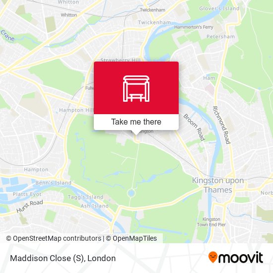Maddison Close (S) map
