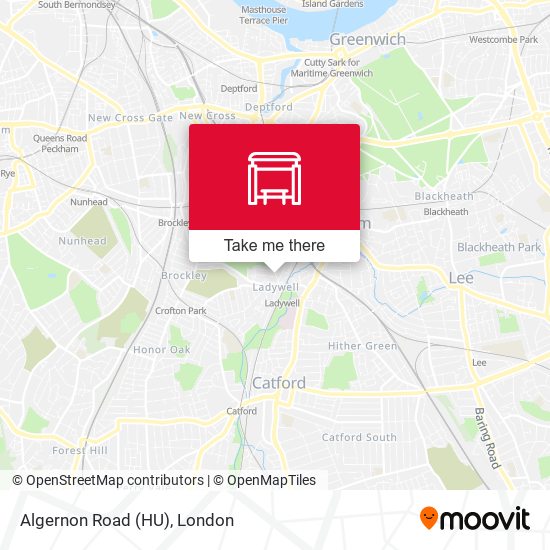 Algernon Road (HU) map