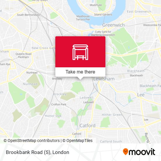 Brookbank Road (S) map