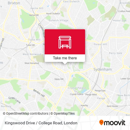 Kingswood Drive / College Road map