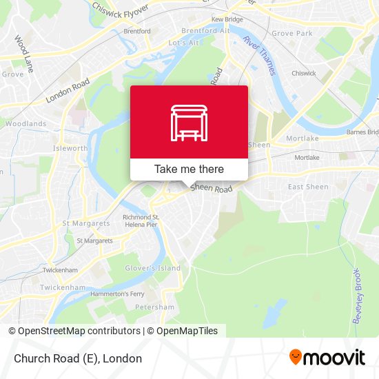 Church Road (E) map
