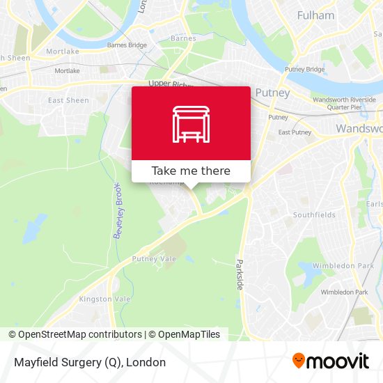 Mayfield Surgery (Q) map