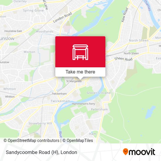 Sandycoombe Road (H) map