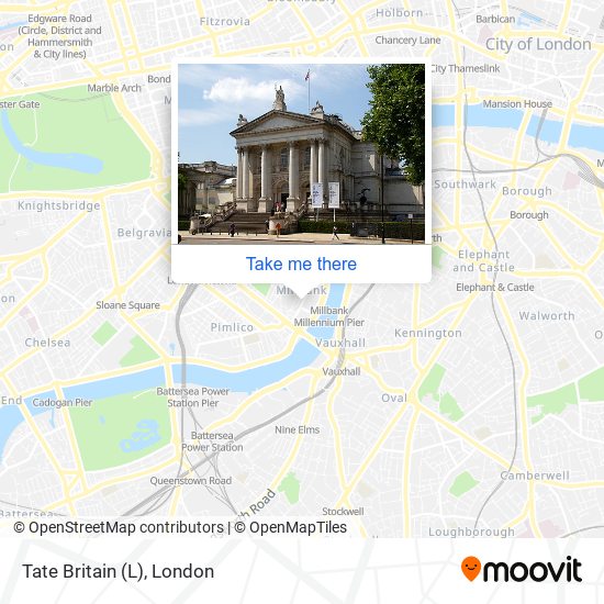 Tate Britain (L) map