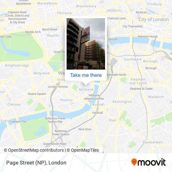 Page Street (NP) map