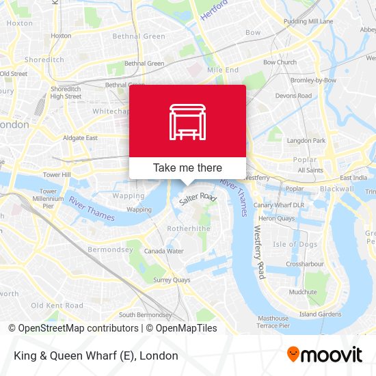 King & Queen Wharf (E) map