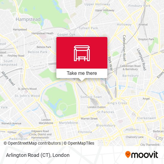 Arlington Road (CT) map